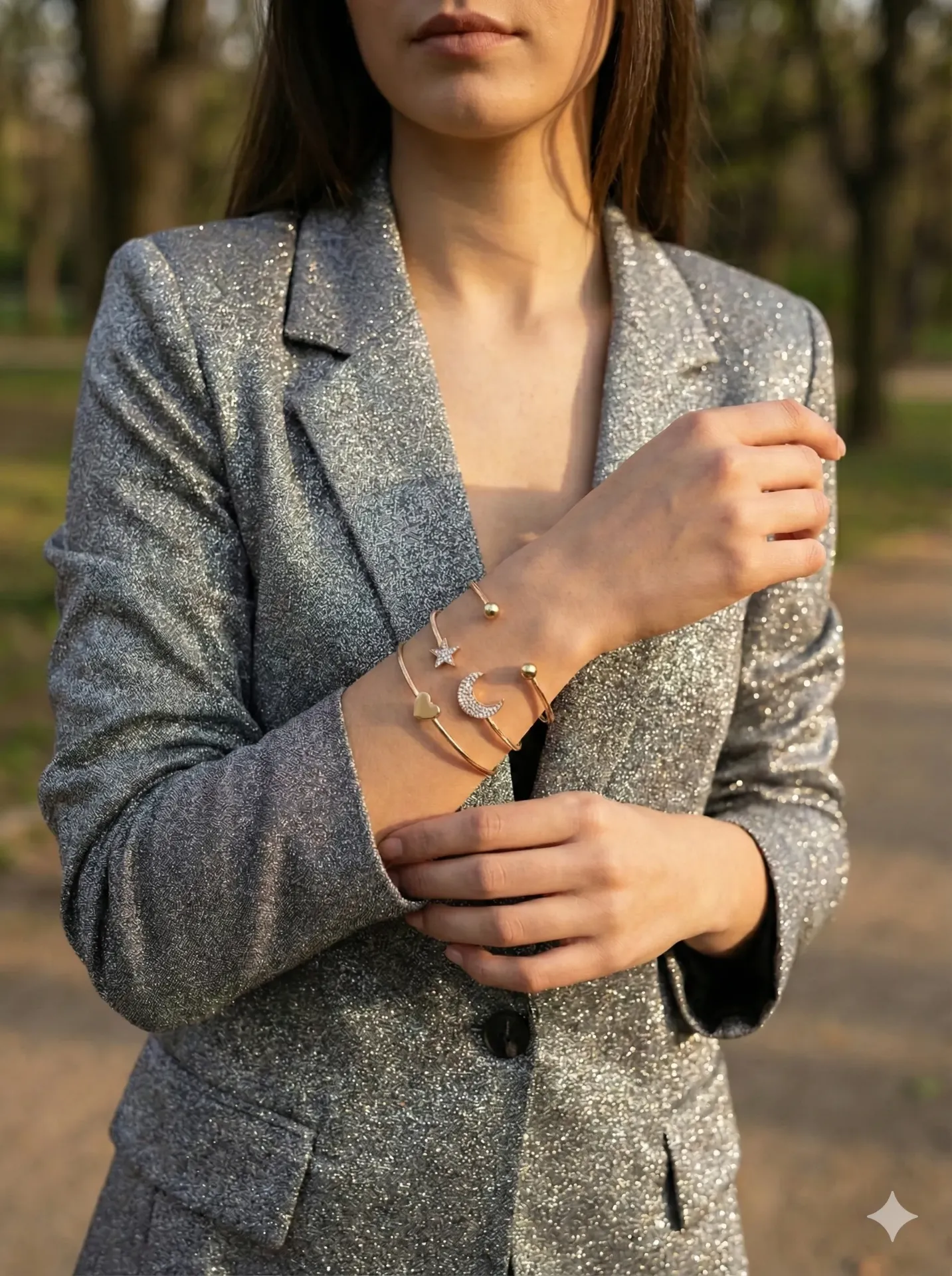 Moonlit Love Trio Bracelets